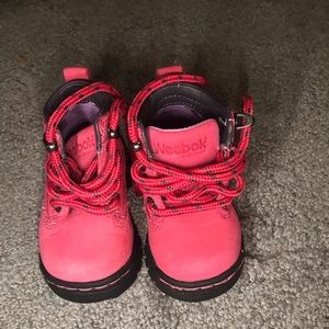 Pink baby girl boots
